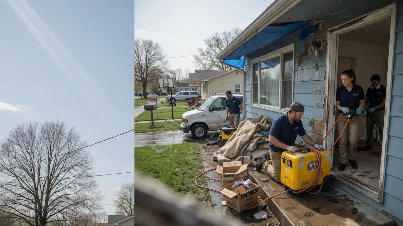 Basement Flood Cleanup in Channahon, IL near me